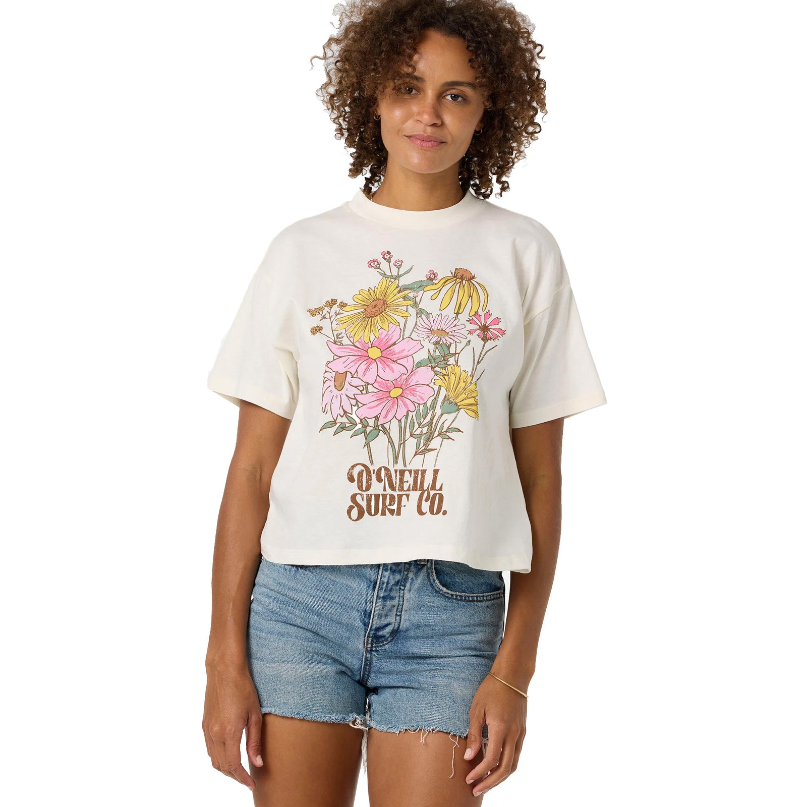O'Neill Bouquet Easy Women's S/S T-Shirt - Tofu