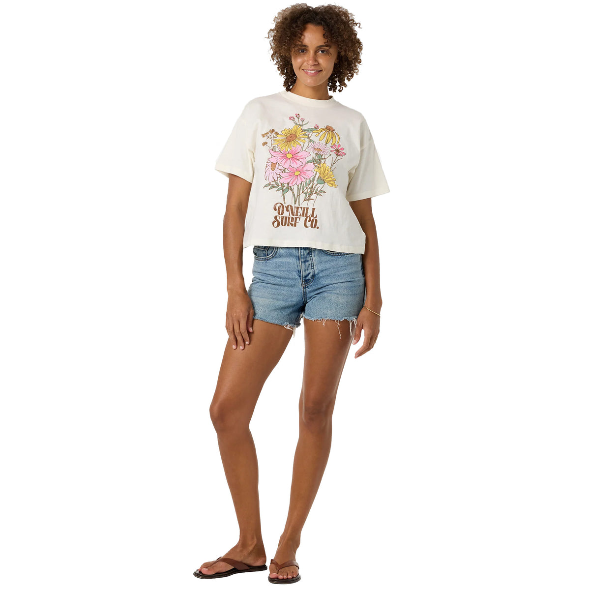 O'Neill Bouquet Easy Women's S/S T-Shirt - Tofu