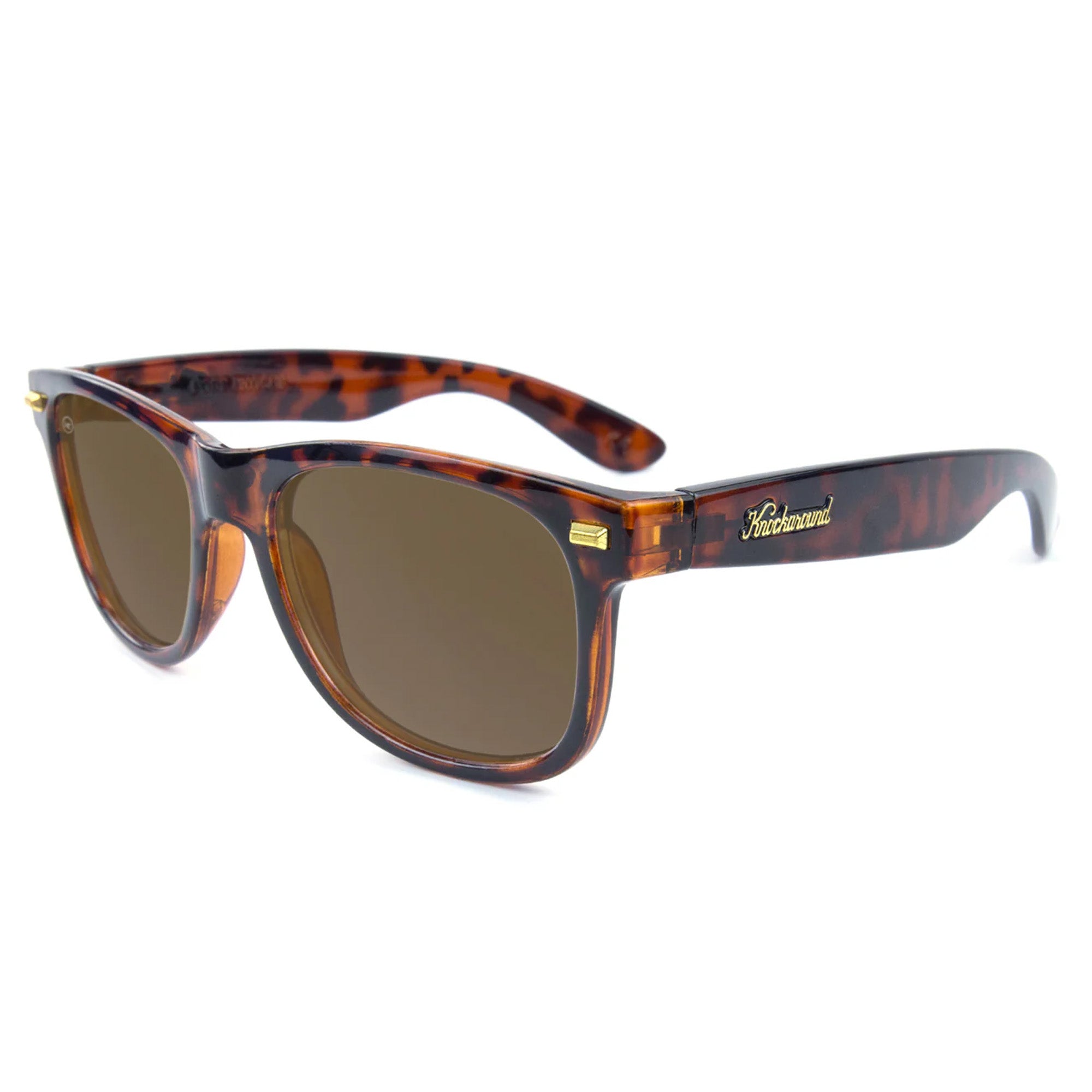 Knockaround Fort Knocks Men's Sunglasses - Tortoise Shell Polarized