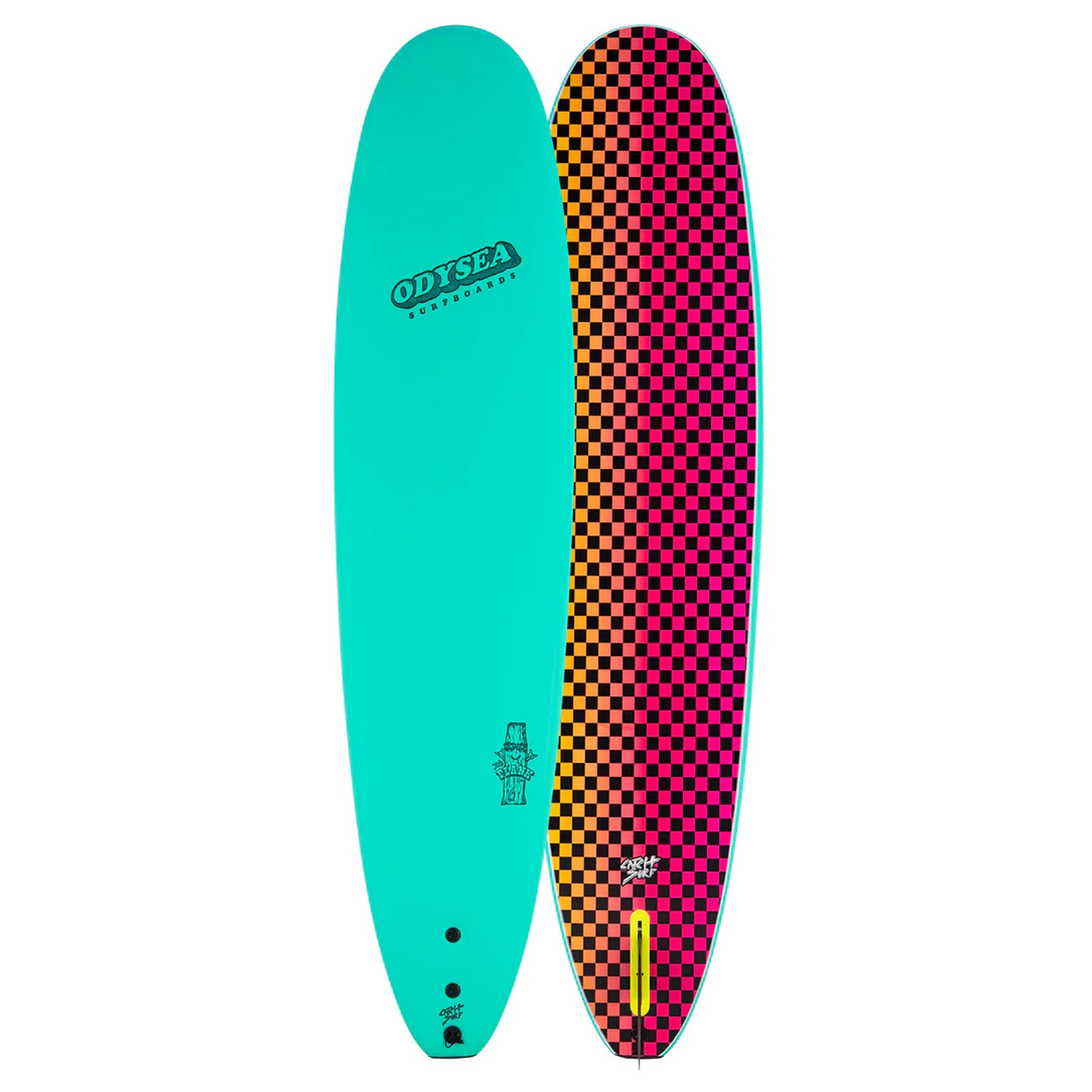 直接引き渡しodysea プランク シングルフィンサーフボード　8.0フィート Catch Surf Odysea Plank Single Fin 8'0 Soft Surfboard - Turquoise