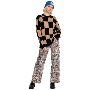 Volcom Tripnotic Women's L/S Sweater - Black Combo