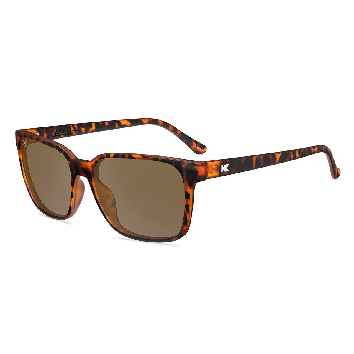 Knockaround Day Trips Men's Sunglasses - Matte Tortoise Shell/Amber