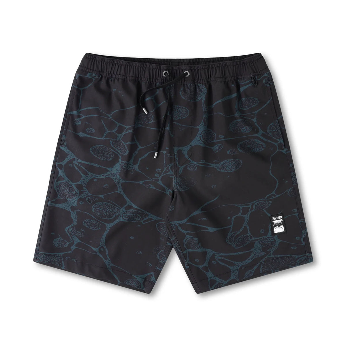 Former Global Mind Swans 18" Men's Boardshorts - Black