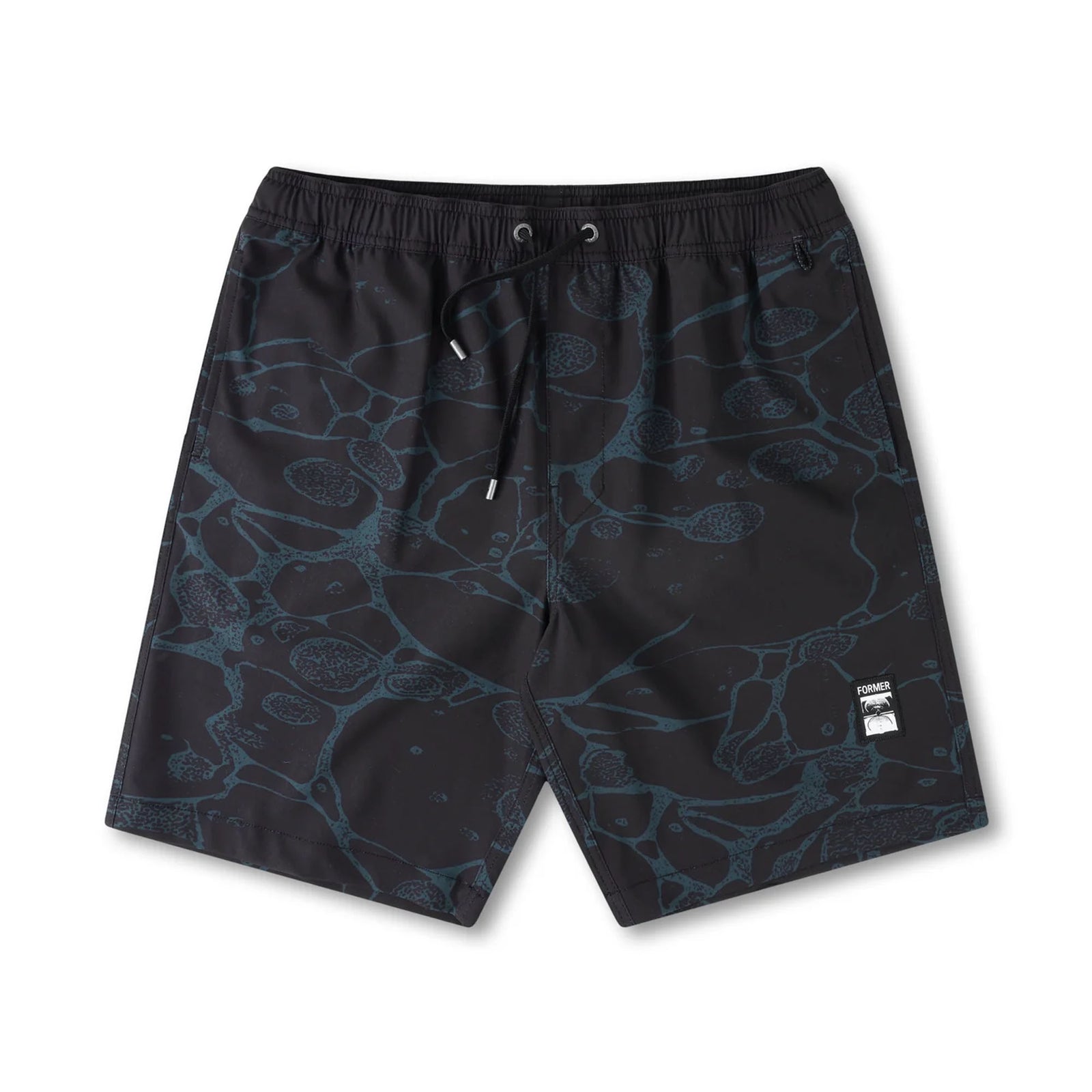 Former Global Mind Swans 18" Men's Boardshorts - Black