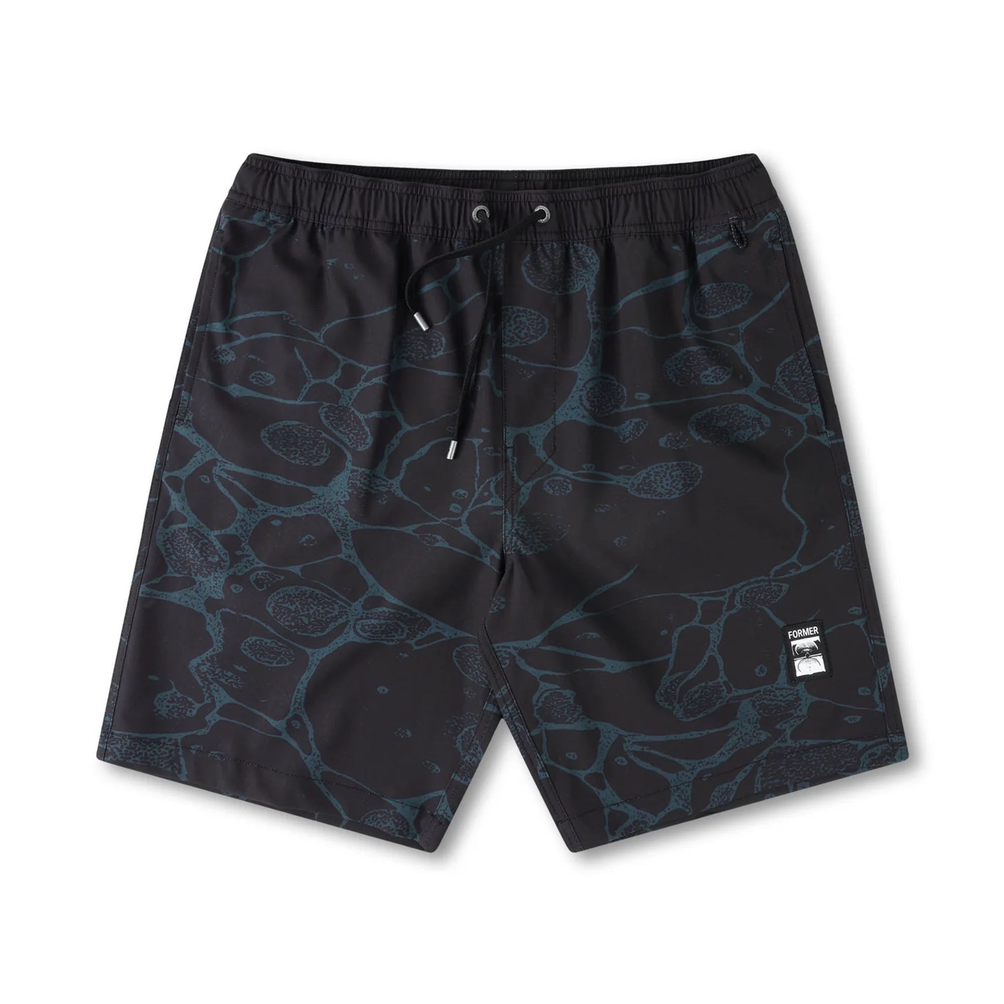 Former Global Mind Swans 18" Men's Boardshorts - Black