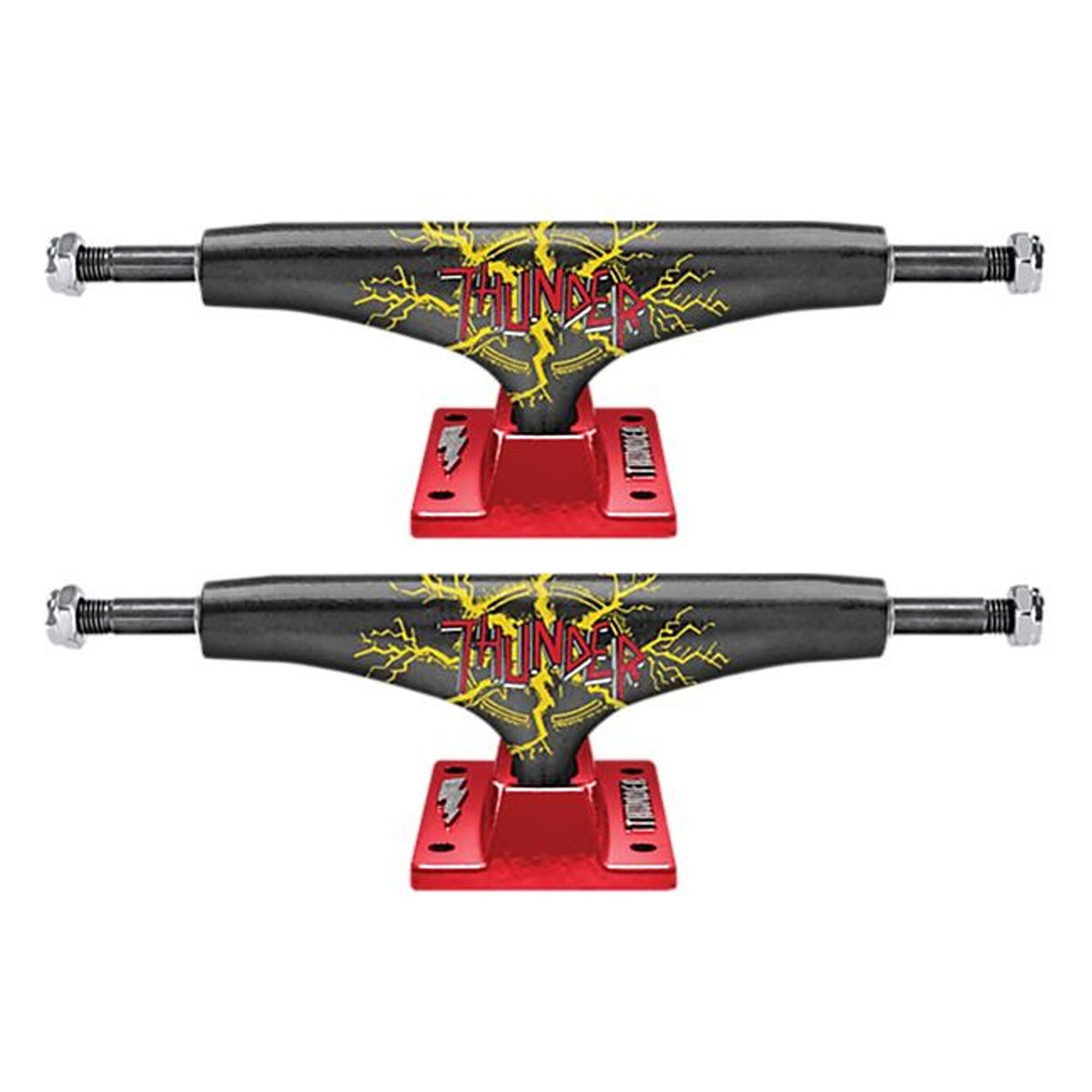 Thunder Team No Mercy 148mm Trucks - Black/Red - Surf Station Store