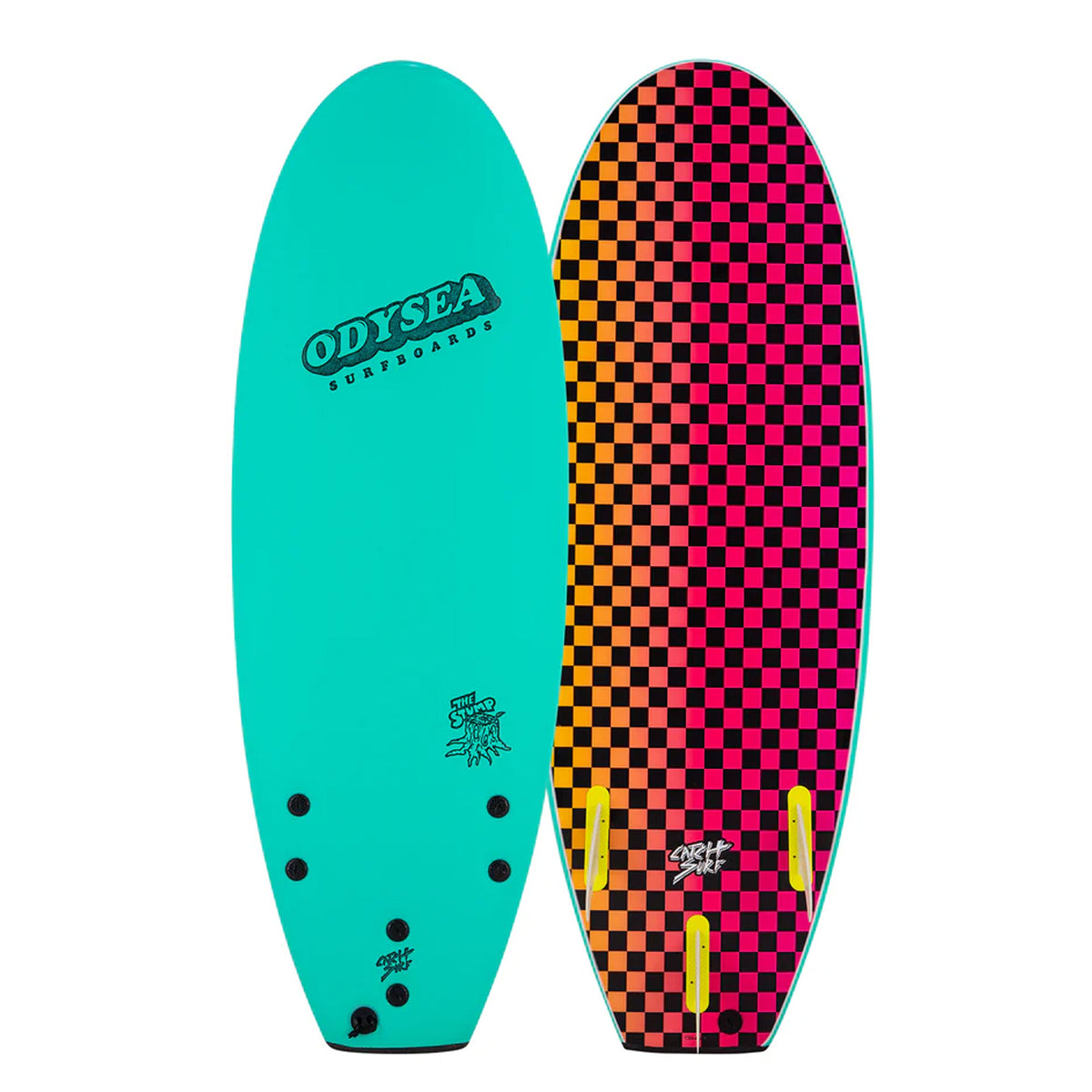 Catch Surf Odysea Stump 5'0 Thruster Soft Surfboard - Turquoise