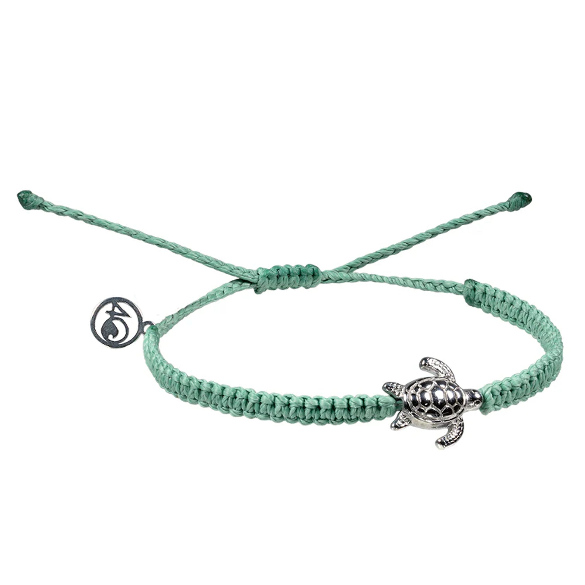 4Ocean Ocean Resilience Sea Turtle Bracelet Seafoam Green Surf