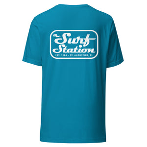 Surf Station Mechanic White Men's S/S T-Shirt