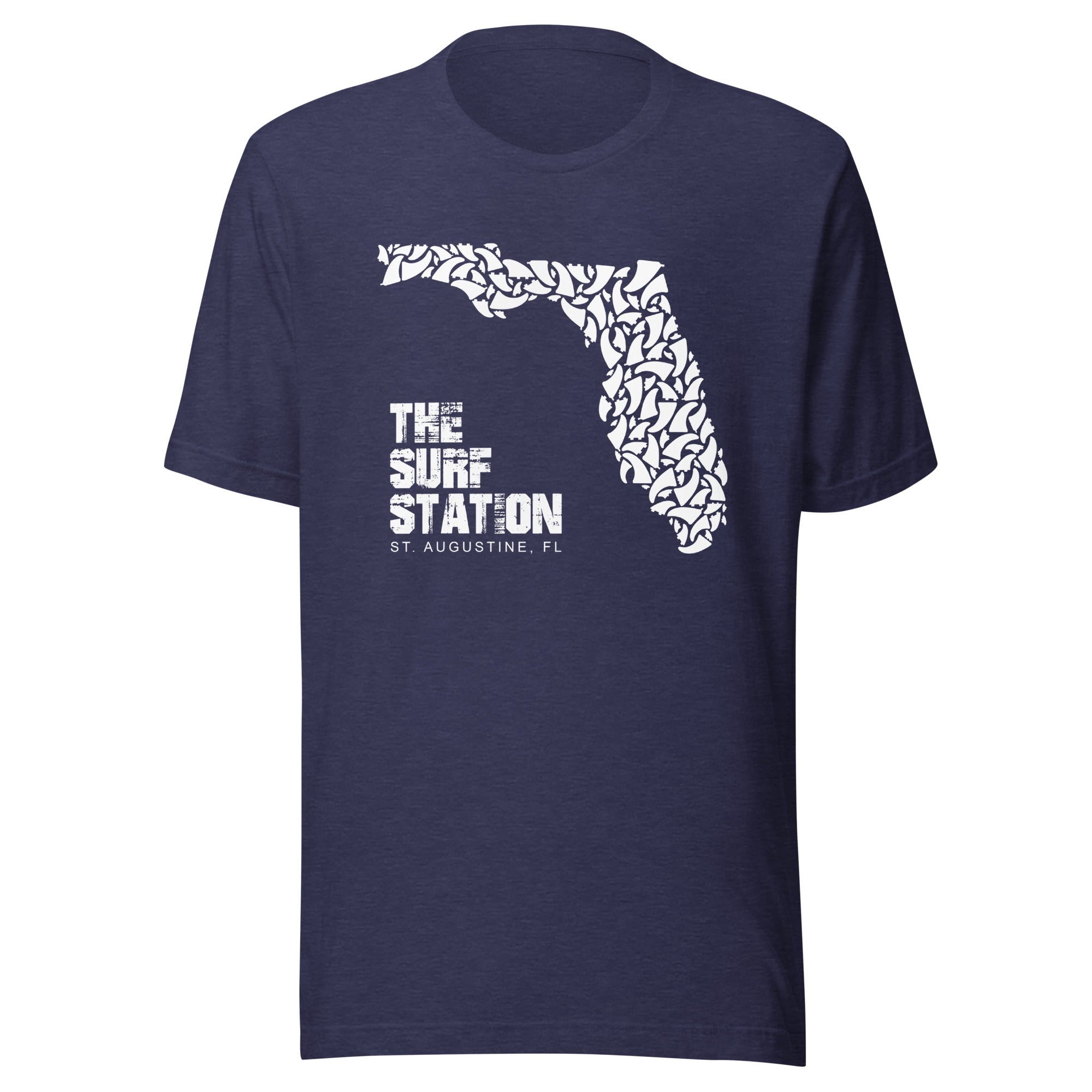 Surf Station FL Fins White Men's S/S T-Shirt