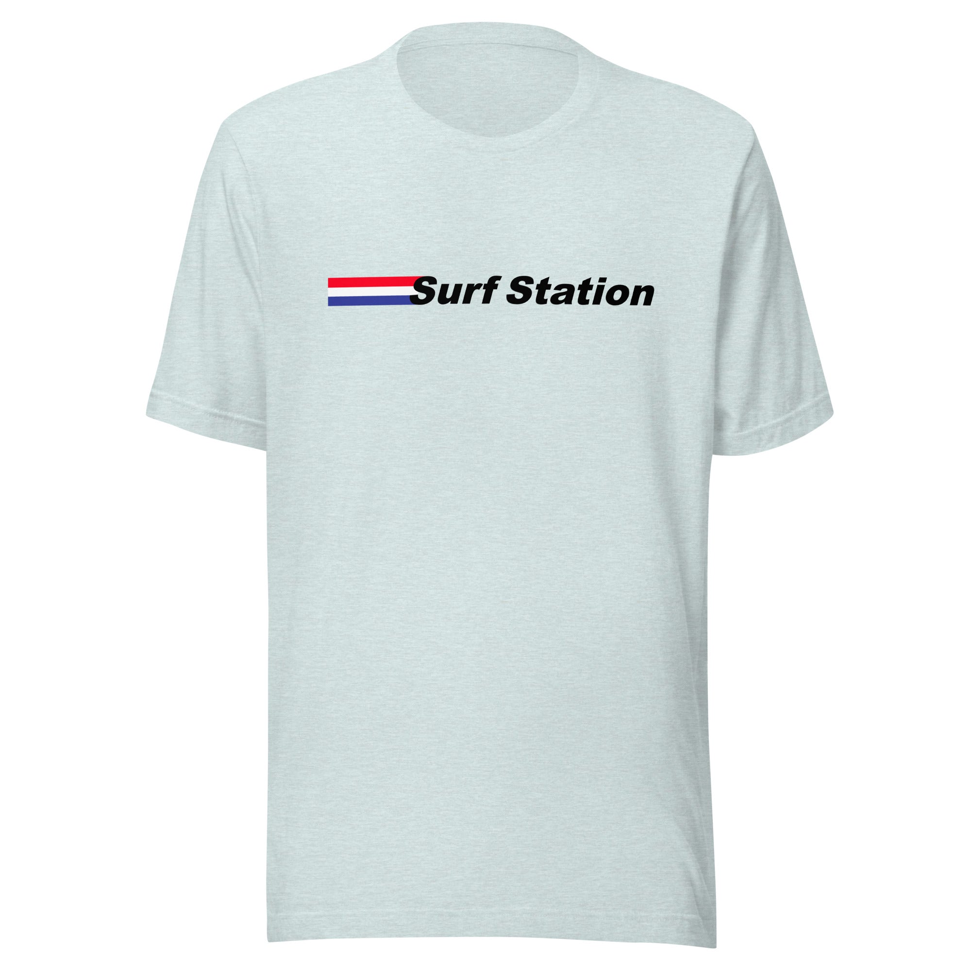 Surf Station Flag Black Men's S/S T-Shirt