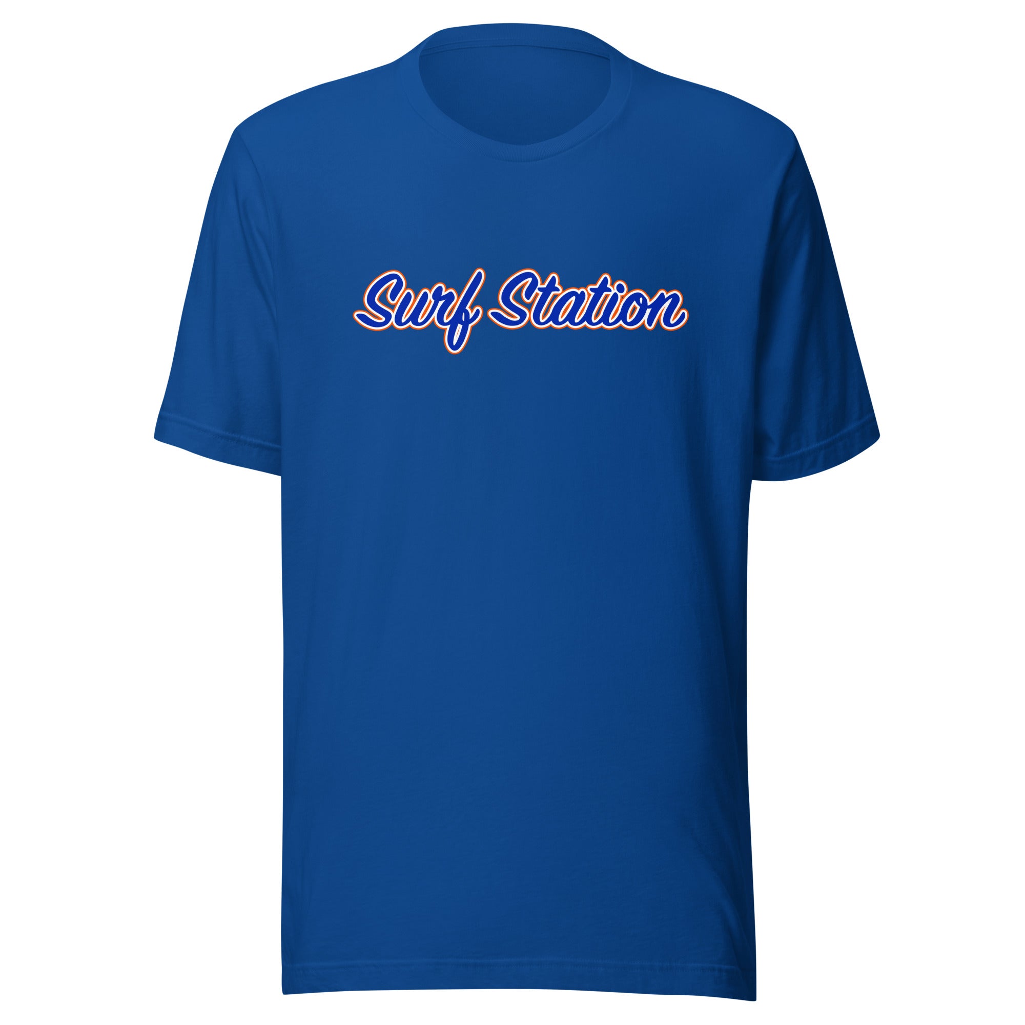 Surf Station Orange & Blue Men's S/S T-Shirt