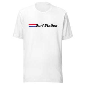 Surf Station Flag Black Men's S/S T-Shirt