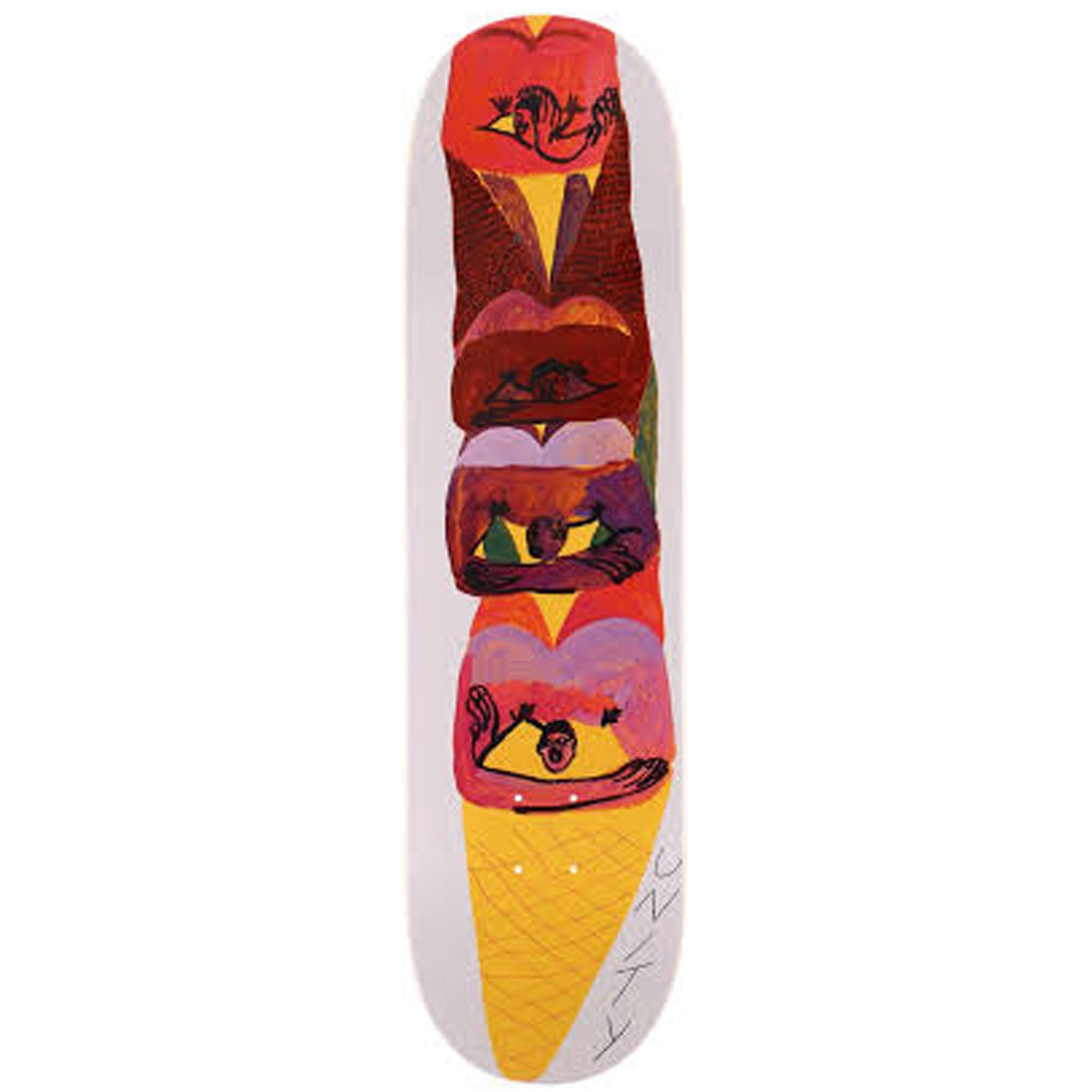 Unity Ice Cream Cone 8.25" Skateboard Deck