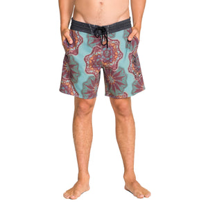 Volcom Star Shields Featured Artist Stoney 18" Men's Boardshorts - Black