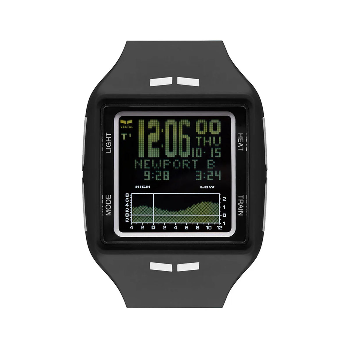 Vestal Brig Tide & Train Watch - Black/White