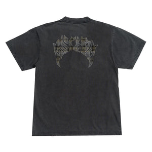Lost Mayhem Flannel Boxy Men's S/S T-Shirt - Vintage Black