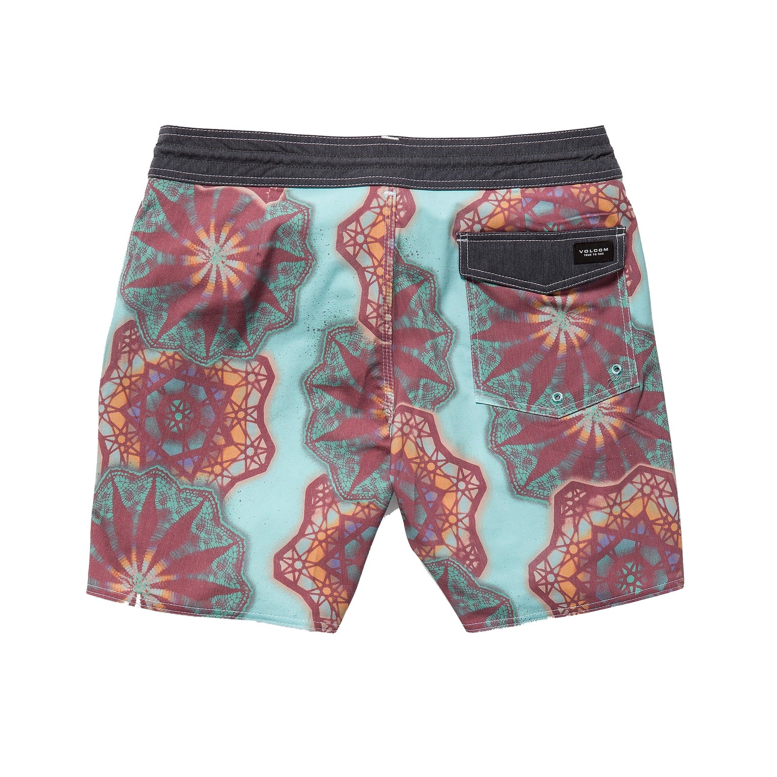 Volcom Star Shields Featured Artist Stoney 18" Men's Boardshorts - Black