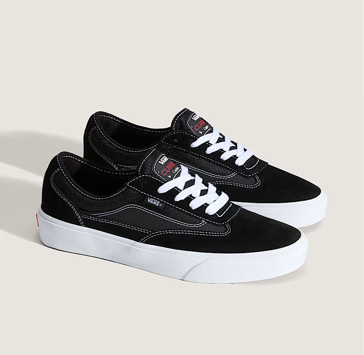 Vans Curren Caples Gum Skate Men's Shoe - Black/White