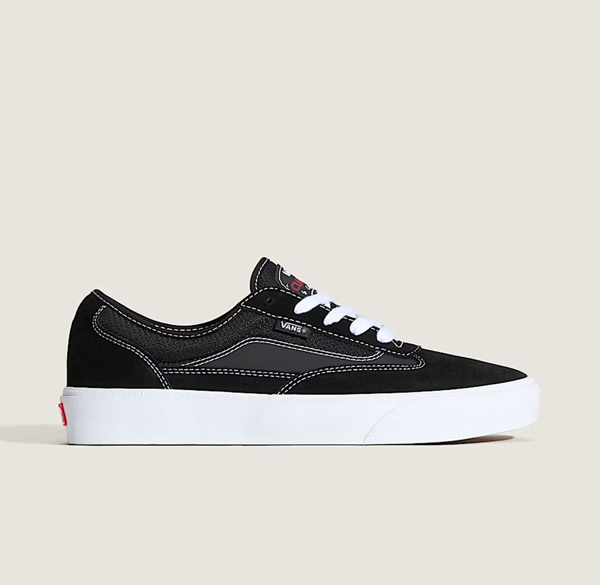 Vans Curren Caples Gum Skate Men's Shoe - Black/White