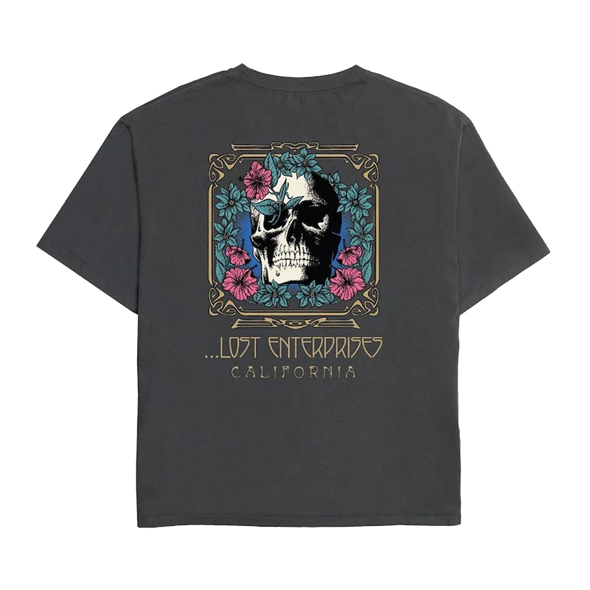 Lost Gratitude Boxy Men's S/S T-Shirt - Vintage Black