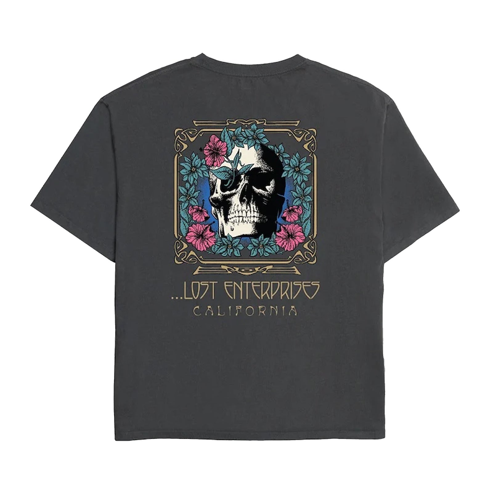 Lost Gratitude Boxy Men's S/S T-Shirt - Vintage Black