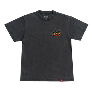 Lost Flame Lam Boxy Men's S/S T-Shirt - Vintage Black