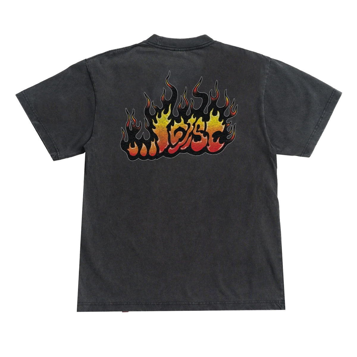 Lost Flame Lam Boxy Men's S/S T-Shirt - Vintage Black