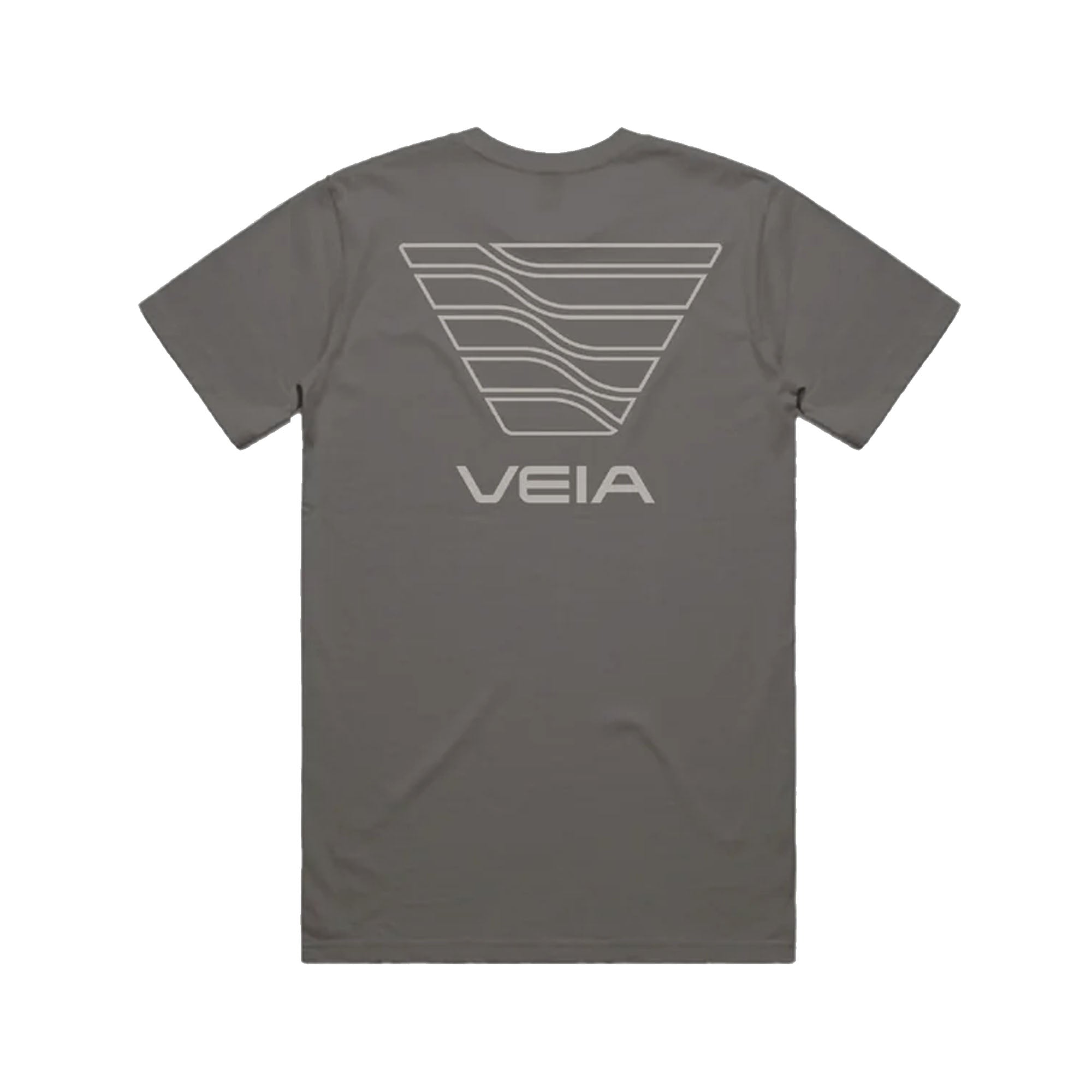 VEIA Classic Logo Men's S/S T-Shirt - Cool Grey