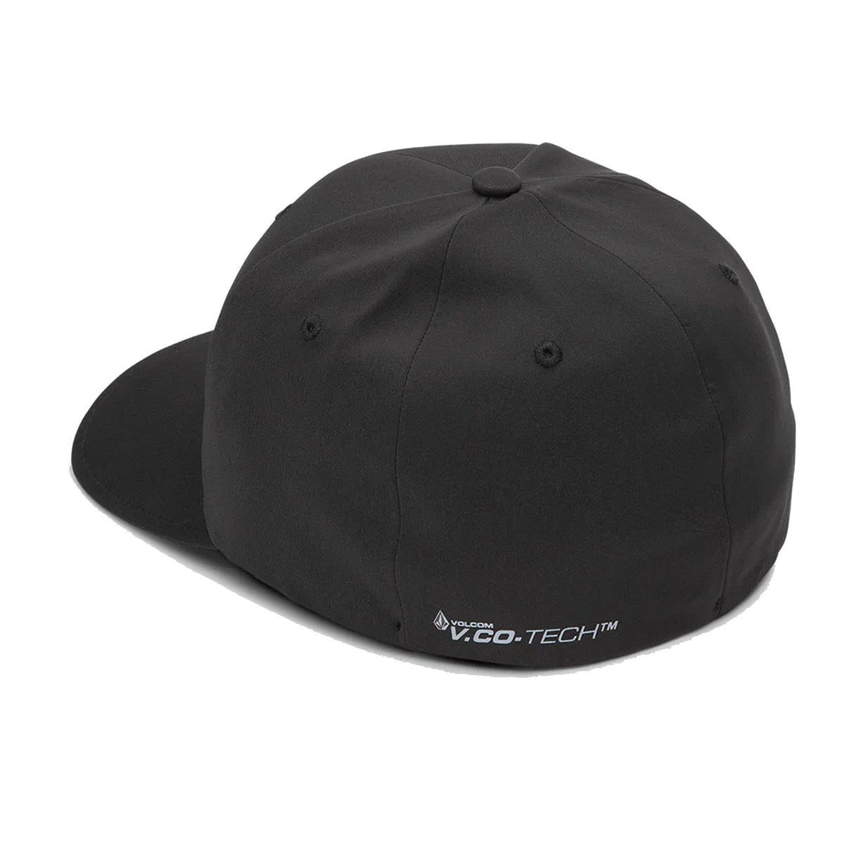 Volcom Stone Tech Flexfit Delta Men's Hat - Black