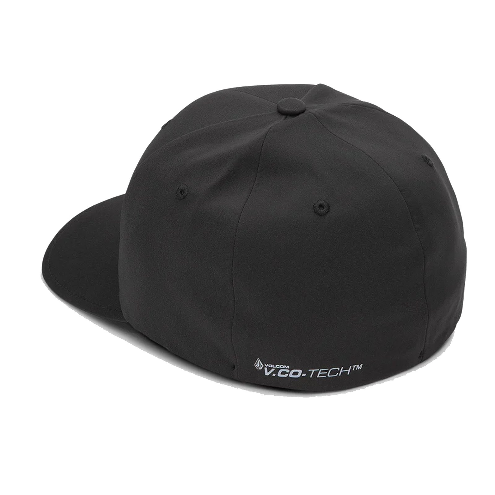 Volcom Stone Tech Flexfit Delta Men's Hat - Black