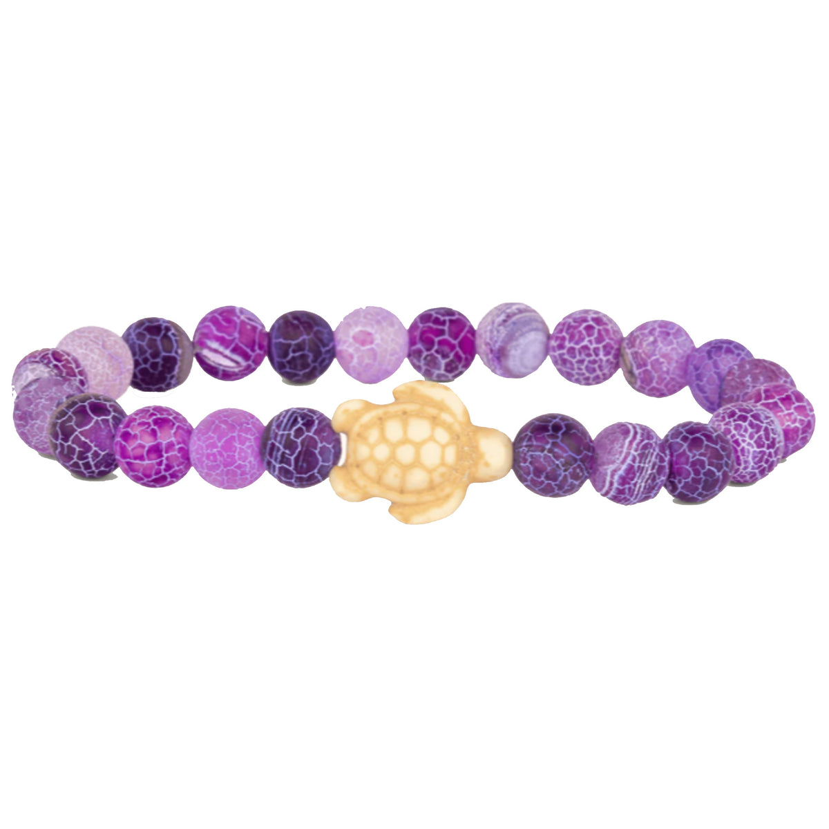 Fahlo The Journey Sea Turtle Tracking Bracelet - Coral Reef Violet