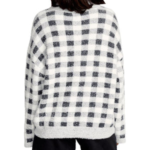 Volcom Sugarstone Shag Women's L/S Sweater - Black Combo