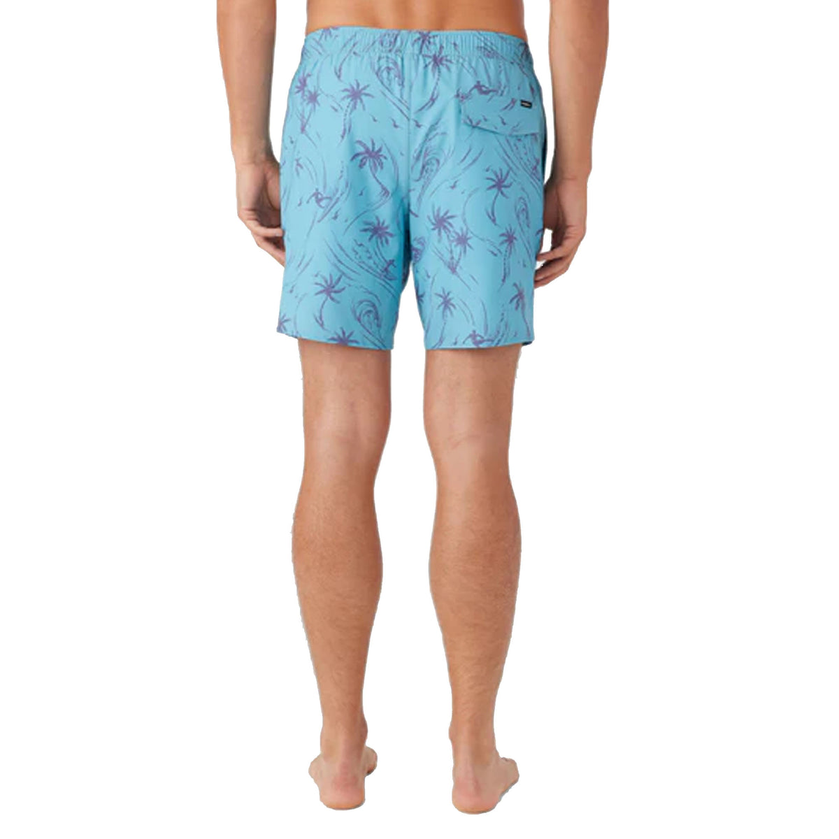 O'Neill Hermosa Elastic Waist Lined Volley 17" Men's Boardshorts - Blue Fade