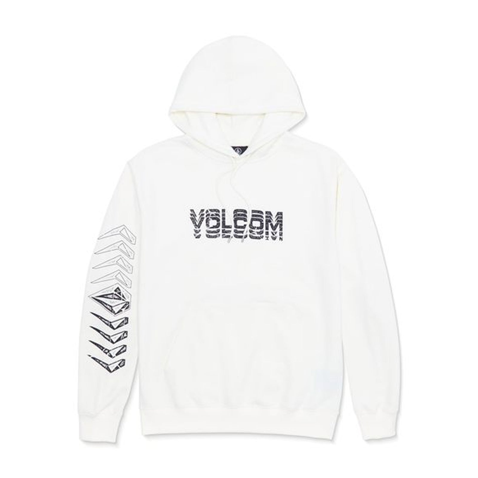Volcom Cement Pullover Men's L/S Hoodie - Off White Heather