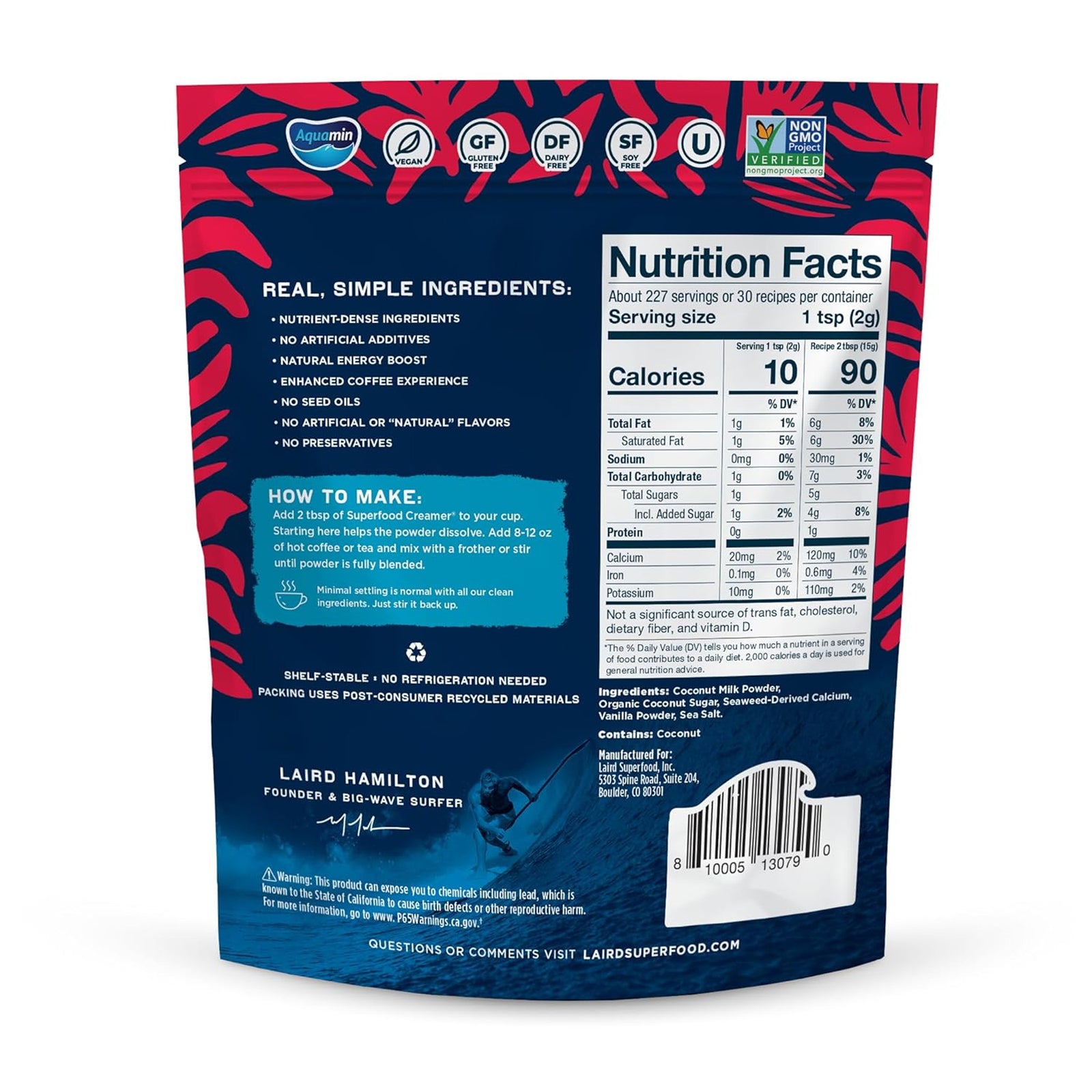 Laird Superfood Sweet & Creamy Vanilla Creamer