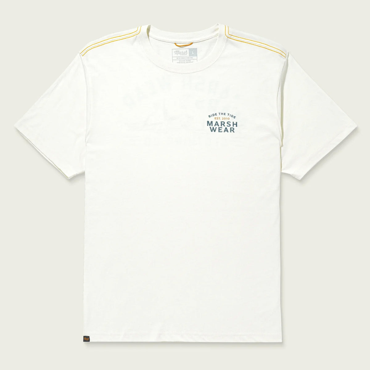 Marsh Wear Spiny Men's S/S T-Shirt - Vintage White Heather