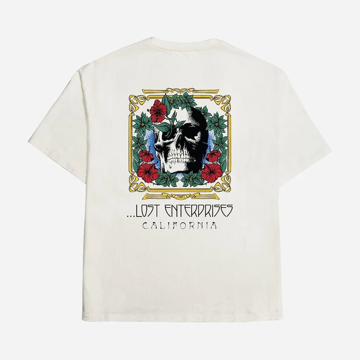 Lost Gratitude Boxy Men's S/S T-Shirt - Vintage White
