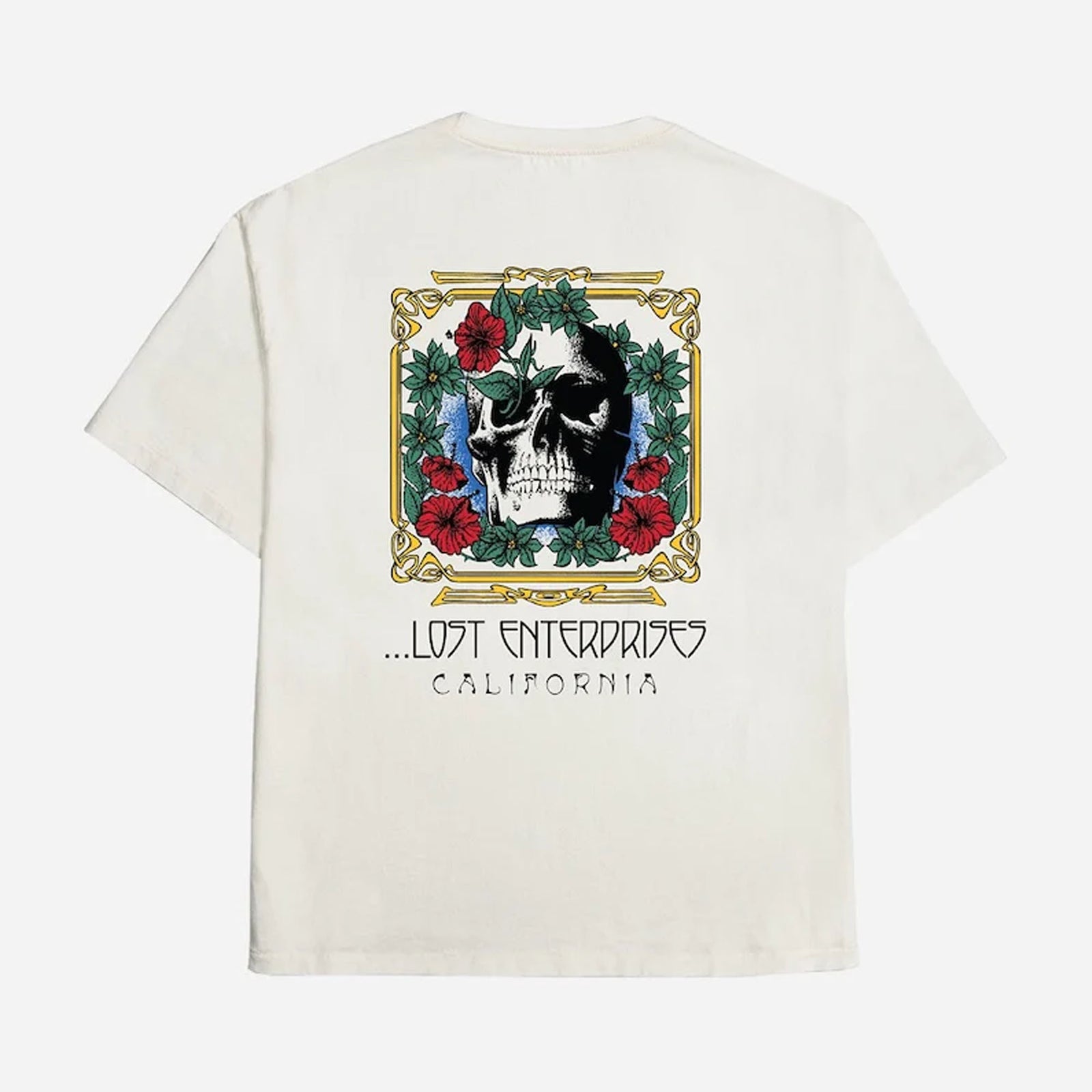 Lost Gratitude Boxy Men's S/S T-Shirt - Vintage White