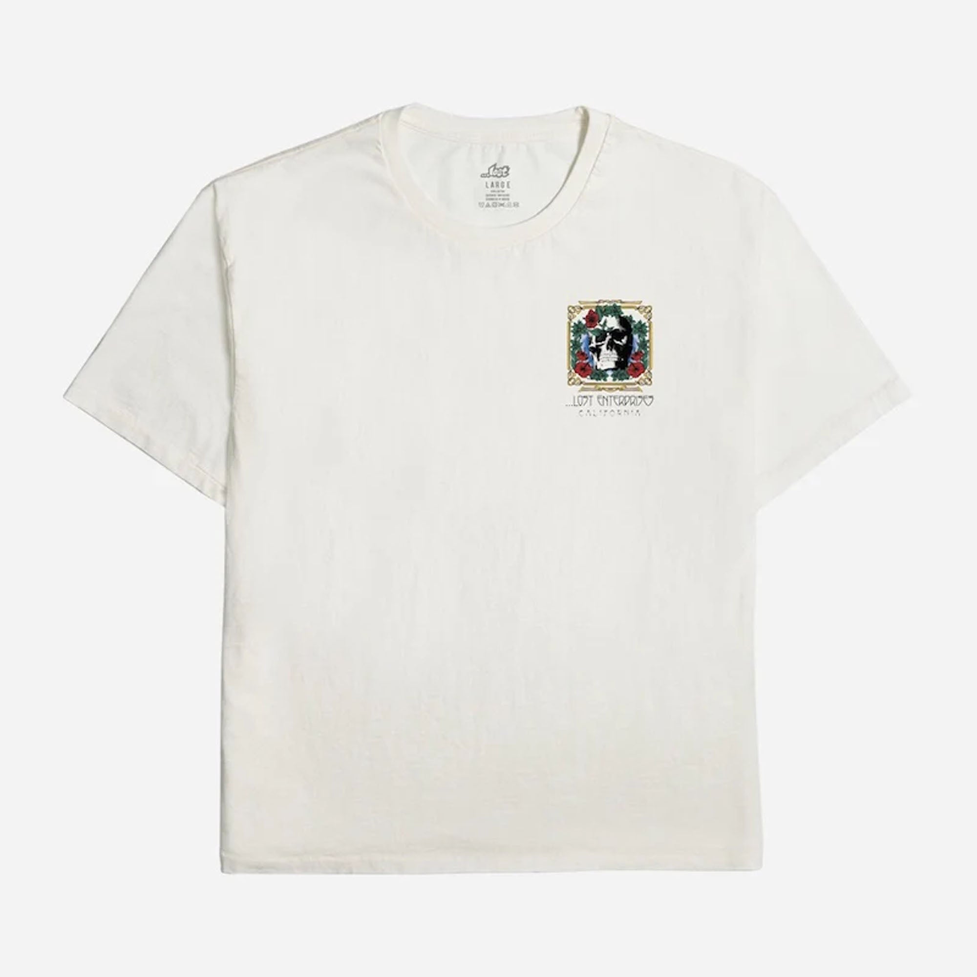 Lost Gratitude Boxy Men's S/S T-Shirt - Vintage White