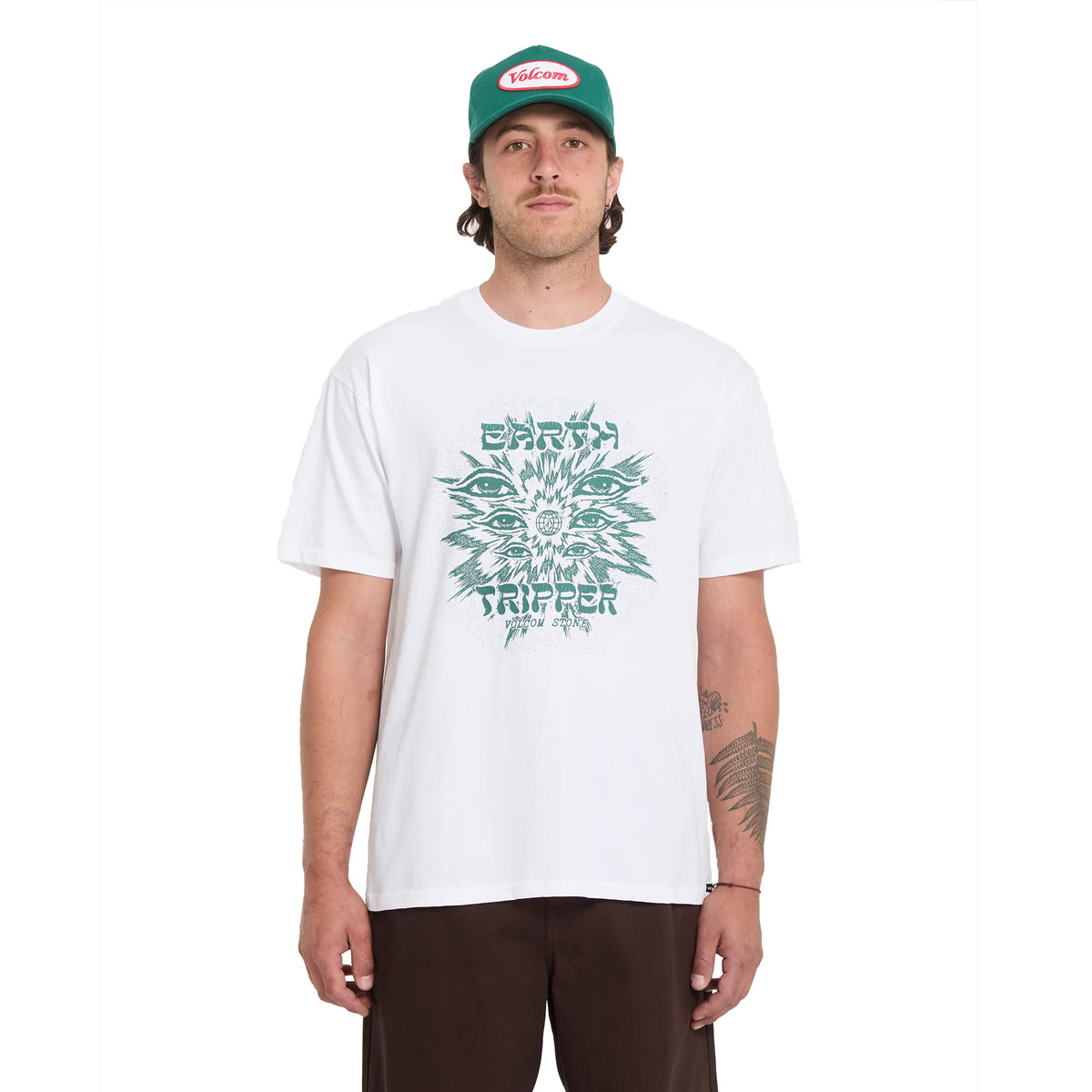 Volcom Remote Viewer Men's S/S T-Shirt - White