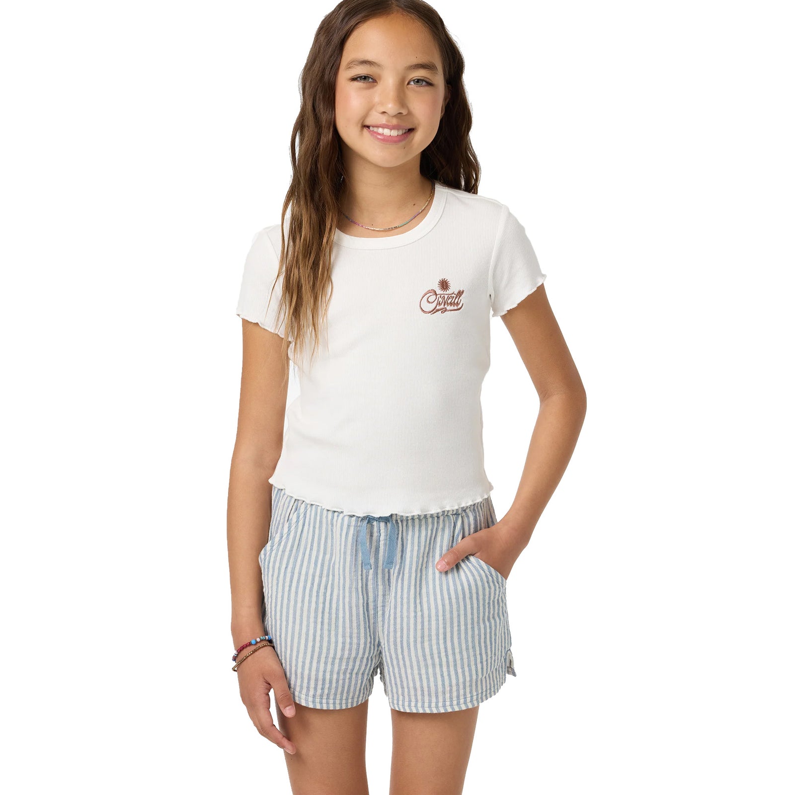O'Neill Sammie Youth Girl's S/S T-Shirt - Winter White