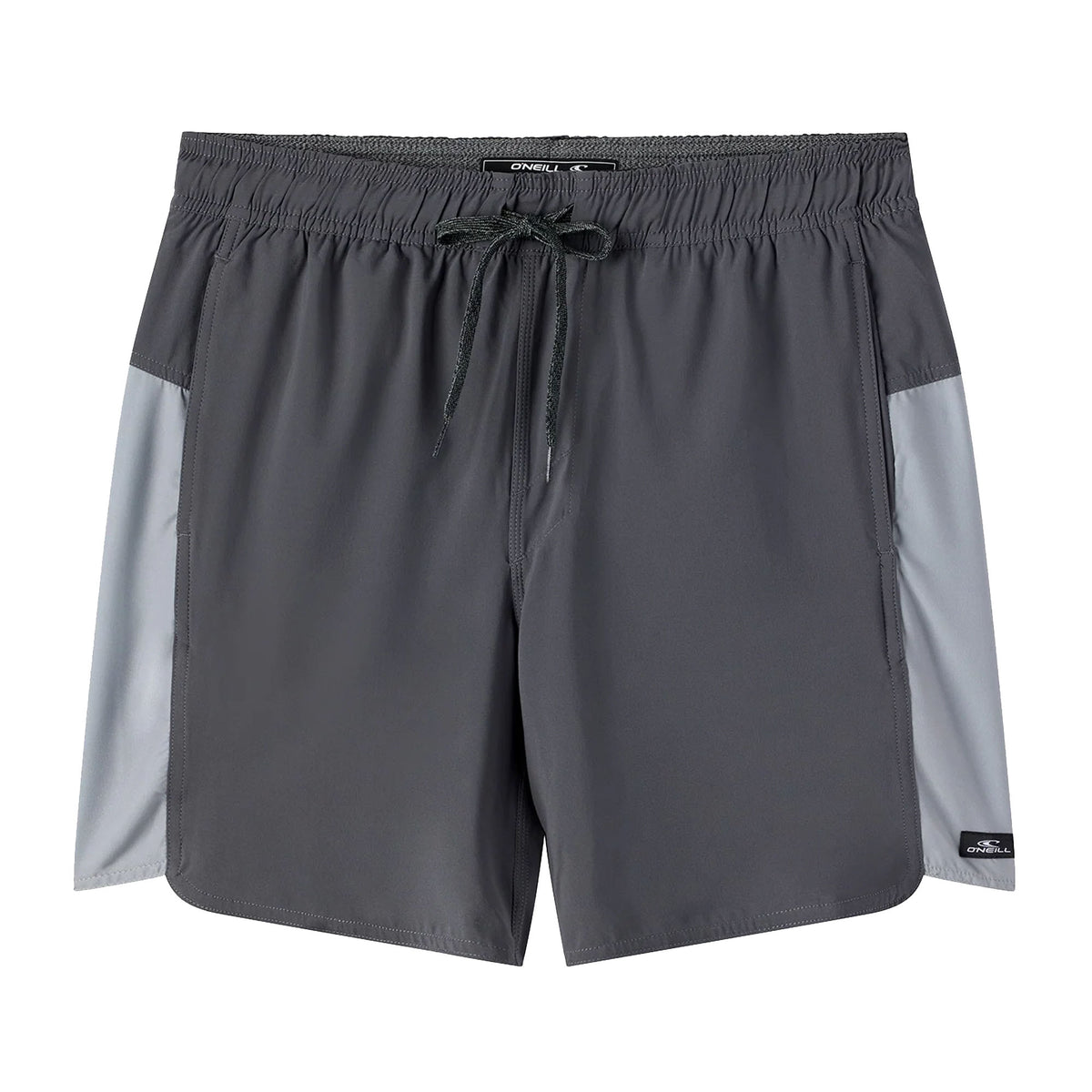O'Neill Perform Light Tech Panel Lined Elastic Waist Hybrid 17" Men's Walkshorts - Graphite