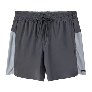 O'Neill Perform Light Tech Panel Lined Elastic Waist Hybrid 17" Men's Walkshorts - Graphite
