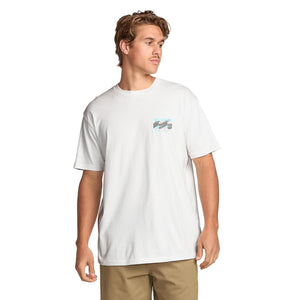 Billabong Crayon Wave Premium Knit S/S T-Shirt - Off White