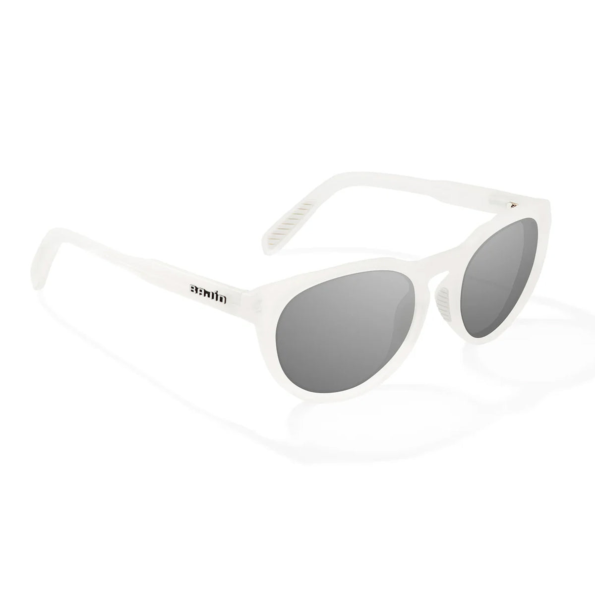 Bajio Paraiso Small Women's Sunglasses - White Glass Matte/Grey Polarized
