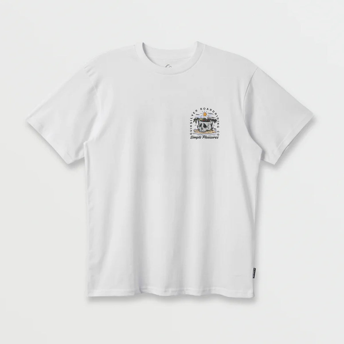 Quiksilver Simple Pleasures Men's S/S T-Shirt - White