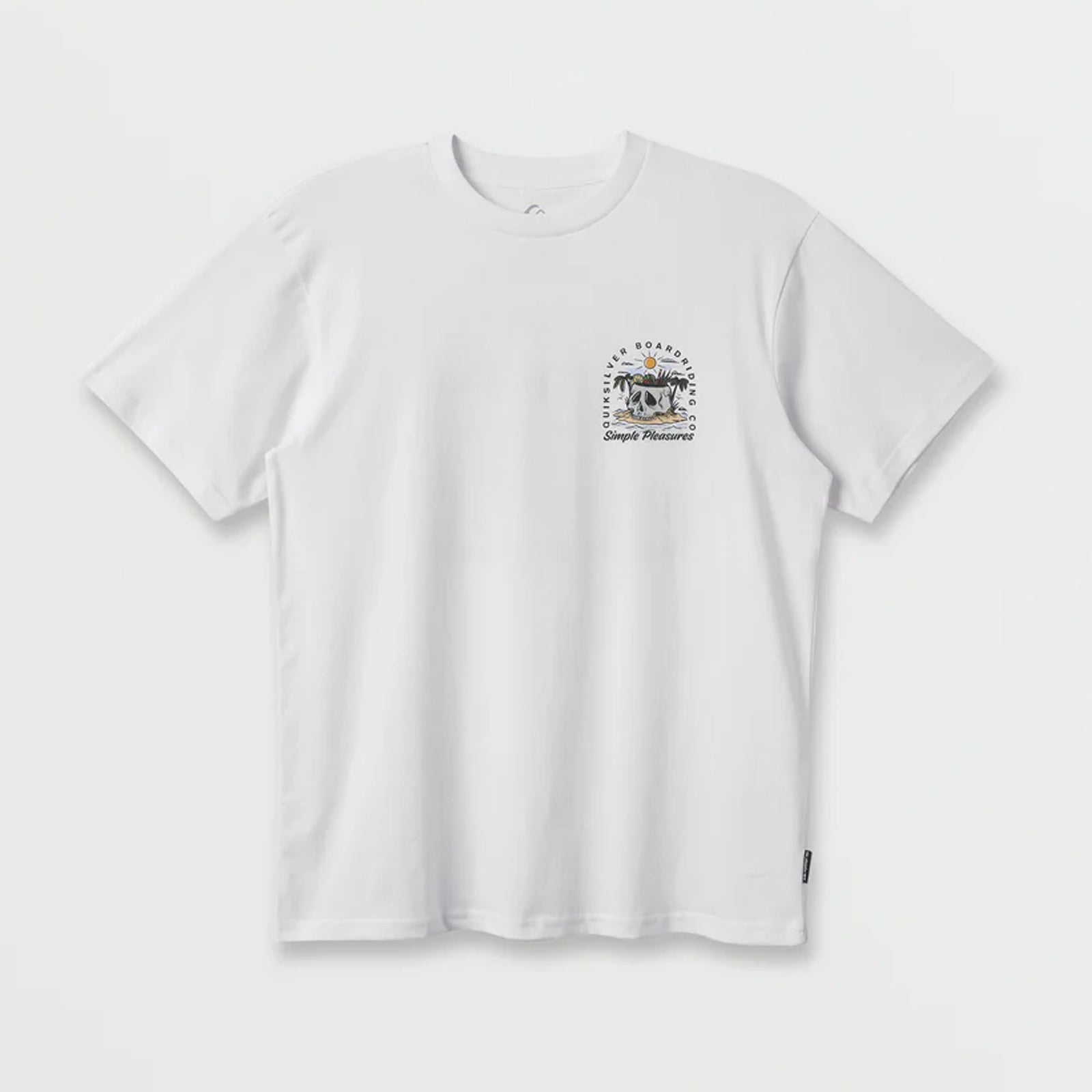 Quiksilver Simple Pleasures Men's S/S T-Shirt - White