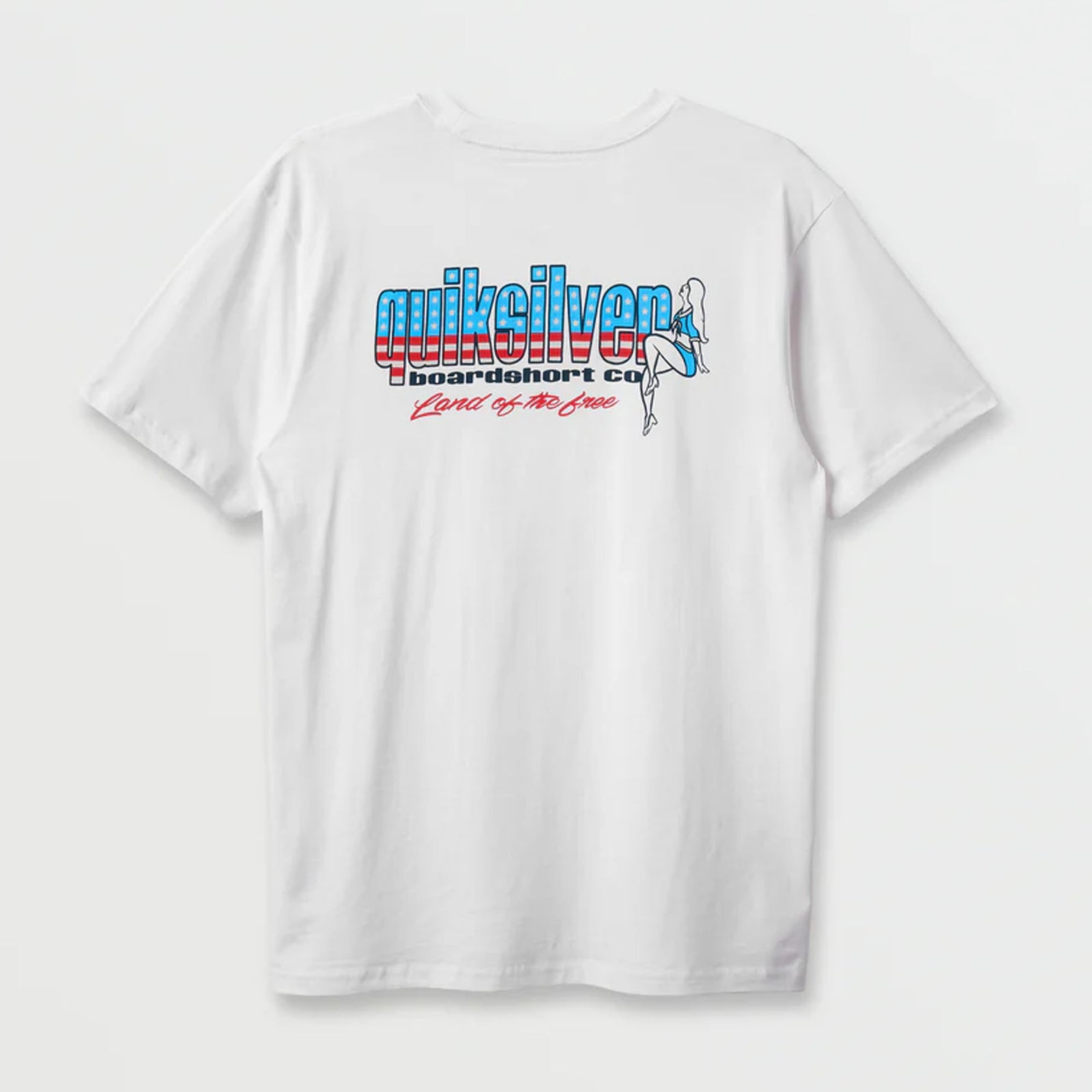 Quiksilver Freedom Pin Up Men's S/S T-Shirt - White