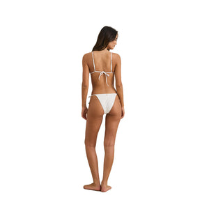 Rhythm Gigi Tie Side Hi Cut Women's Bikini Bottoms - White